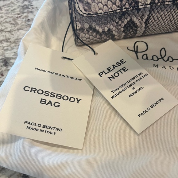 Mini Croc Leather Crossbody/Clutch - Picture 9 of 9